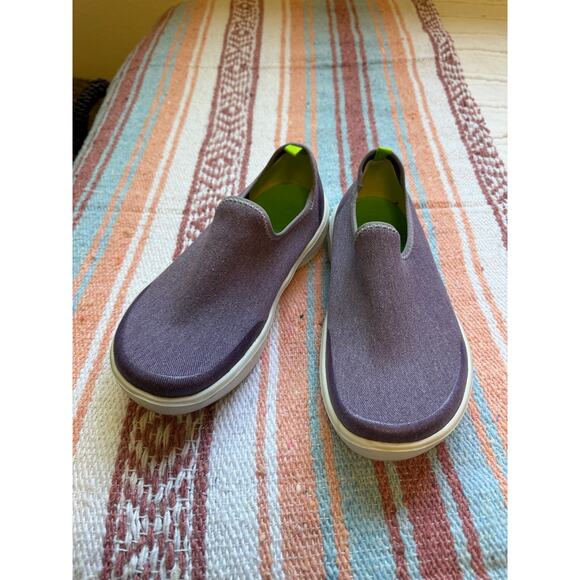 OOFOS Women's OOmg Sport Low Shoe Slip-On – Purple – Size 7.5 - Picture 1 of 8